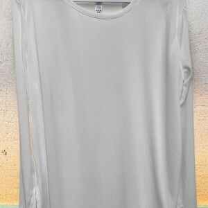 ZYIA Fitted White Long Sleeve Tee